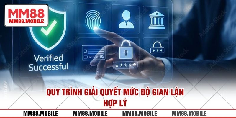 Quy trình giải quyết mức độ gian lận hợp lý
